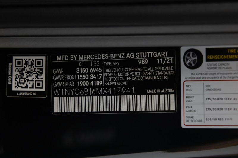 2021 Mercedes-Benz G 550 G 550 in , 