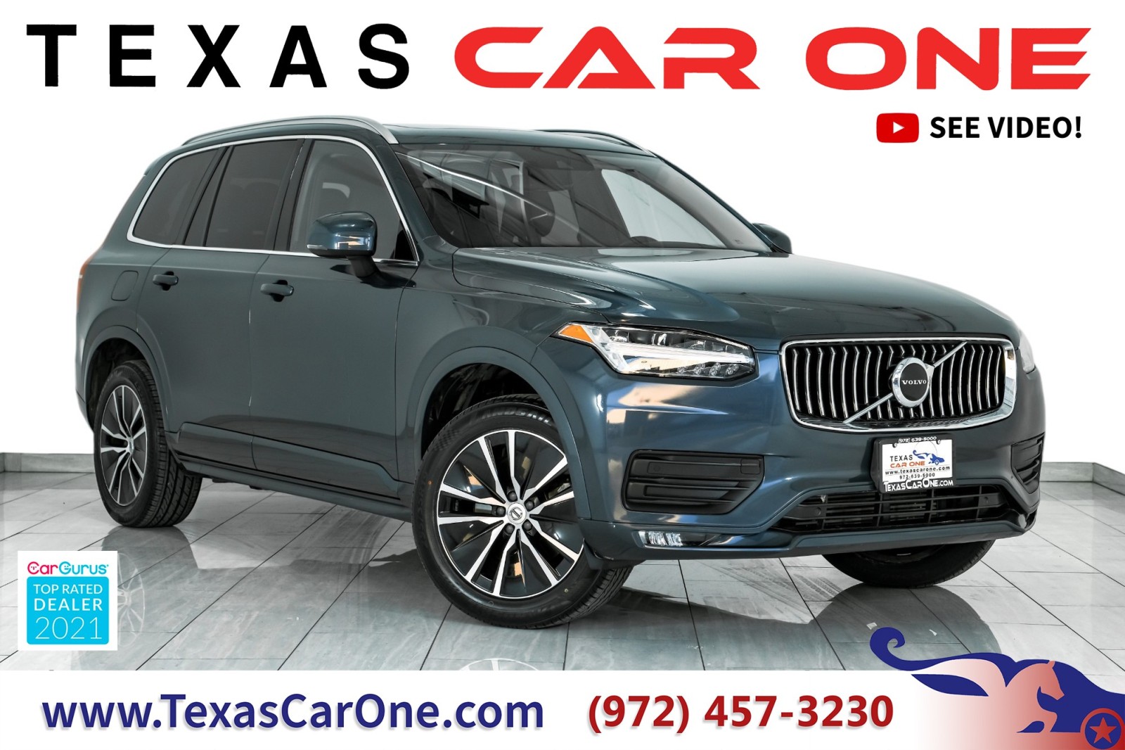 2020 Volvo XC90 T5 MOMENTUM BLIND SPOT ASSIST LEATHER HEATED SEATS 1