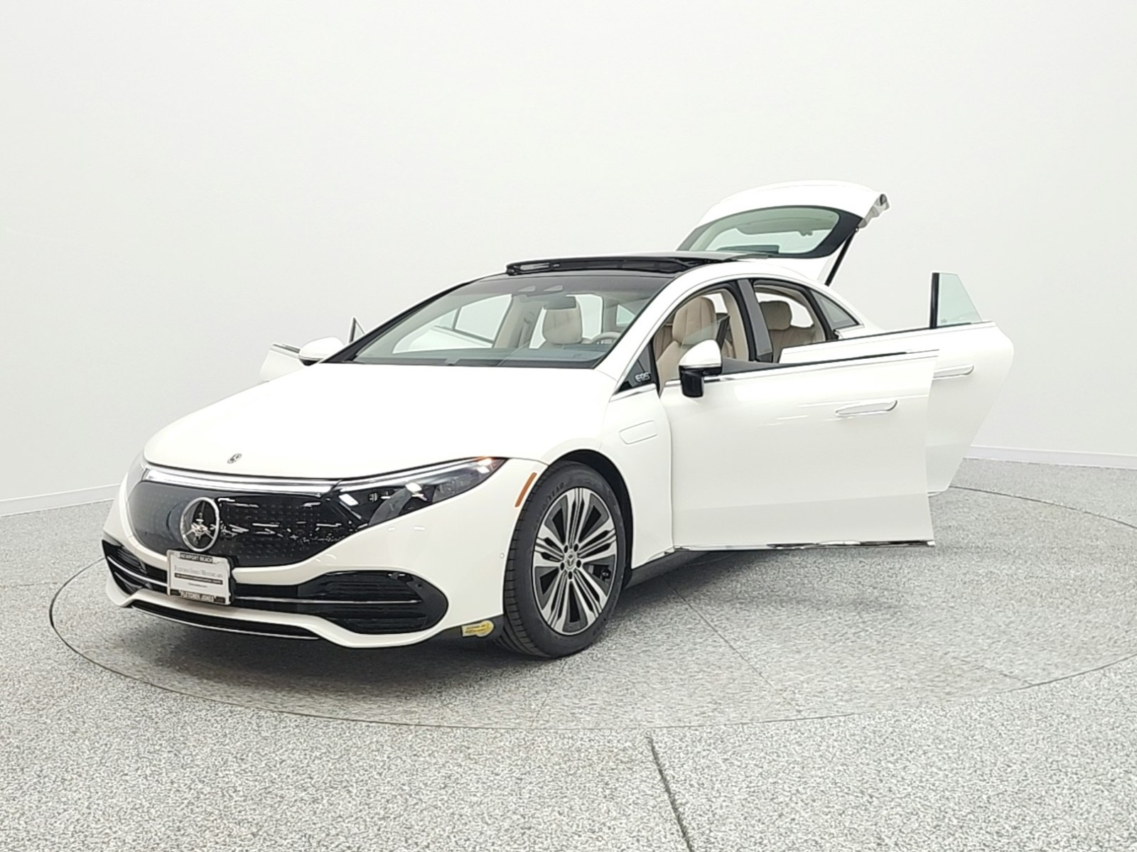 Certified Used 2022 Polar White Mercedes-Benz EQS 450+ Sedan image 17