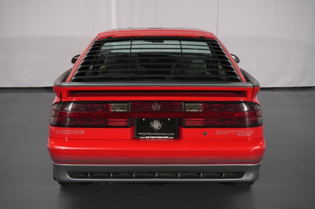 Flash Red 1989 Dodge Daytona 2 Dr Shelby Turbo Hatchback Hatchback Front-Wheel Drive Manual