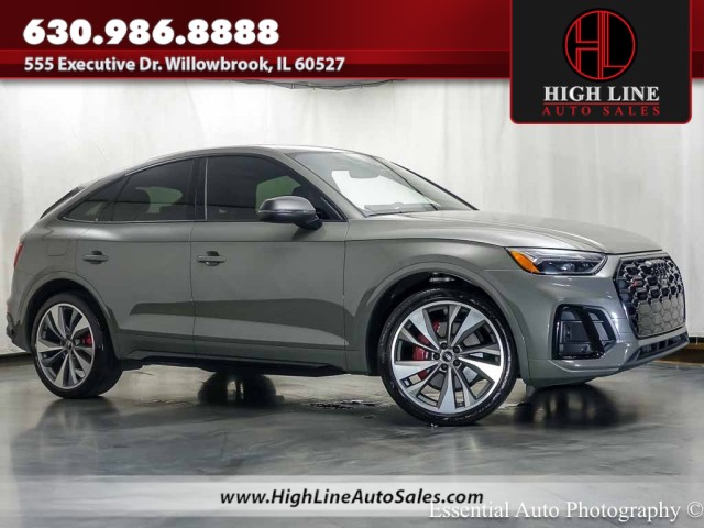 Chronos Gray Metallic 2024 Audi SQ5 Sportback Sedan All-Wheel Drive Automatic