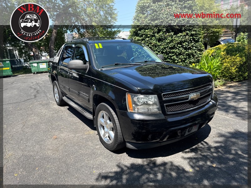 Black 2011 Chevrolet Avalanche Pickup Truck Four-Wheel Drive Automatic