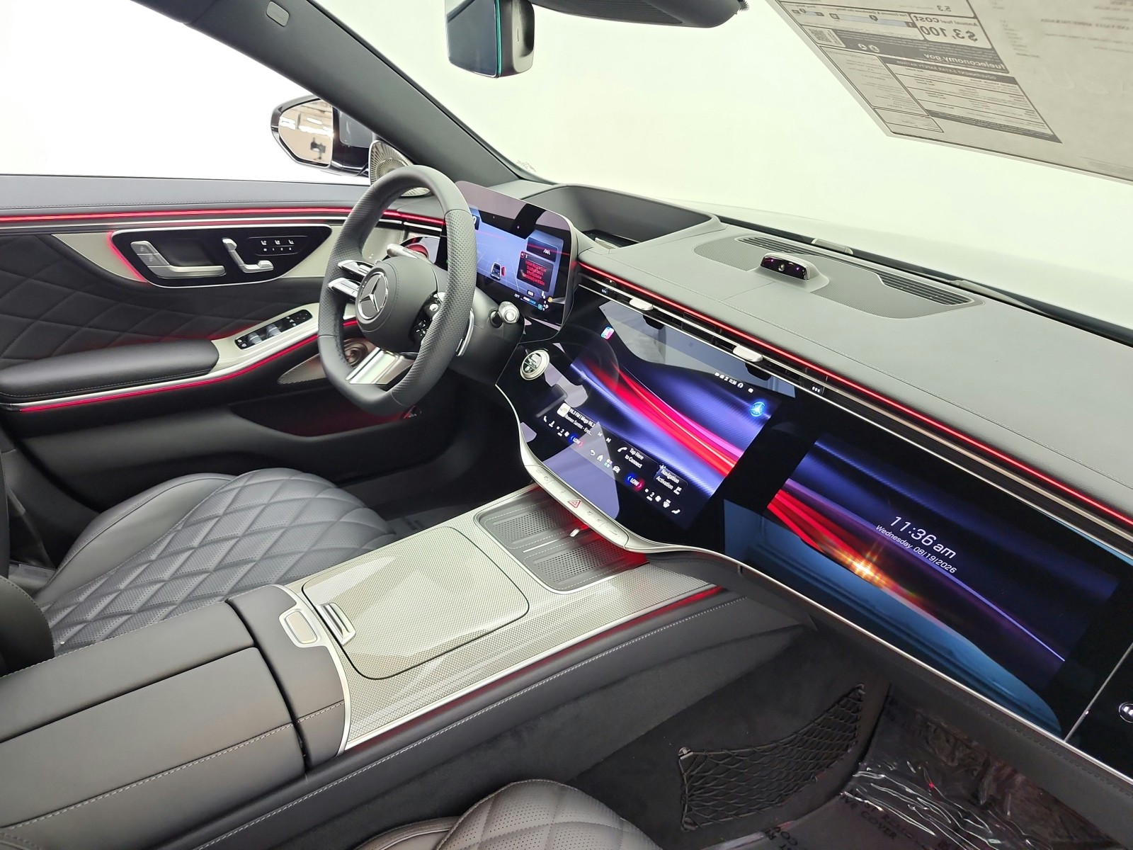 New 2027 MANUFAKTUR Silicon Grey Mercedes-Benz S 580 4MATIC® Sedan image 13