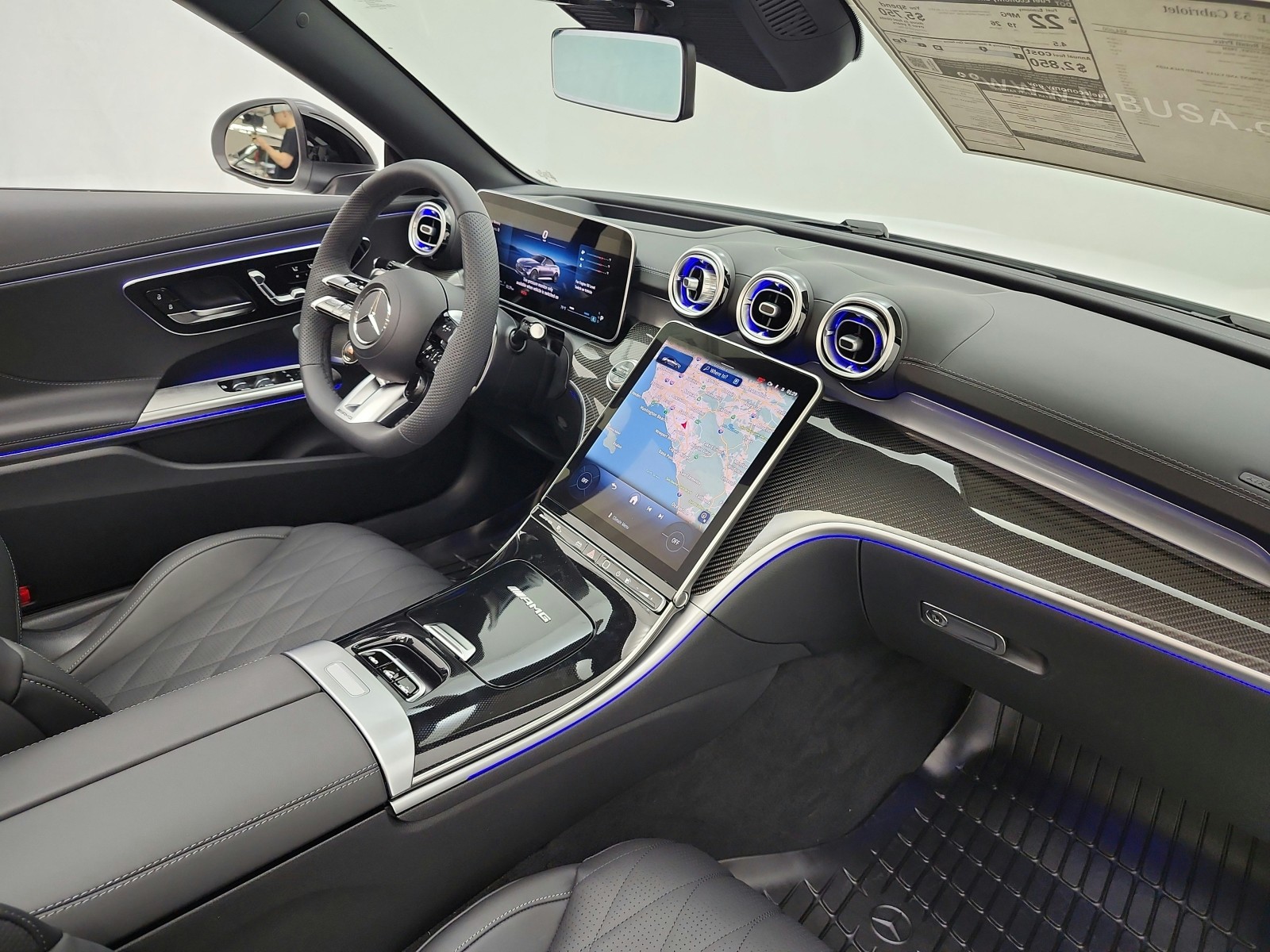 New 2026 MANUFAKTUR Moonlight White Metallic Mercedes-Benz AMG® CLE 53 image 14