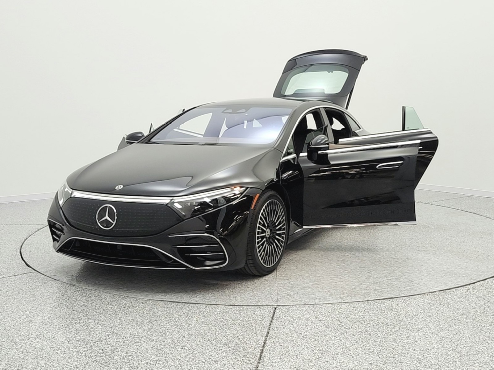 Used 2023 Obsidian Black Metallic Mercedes-Benz EQS 450 4MATIC® Sedan image 17