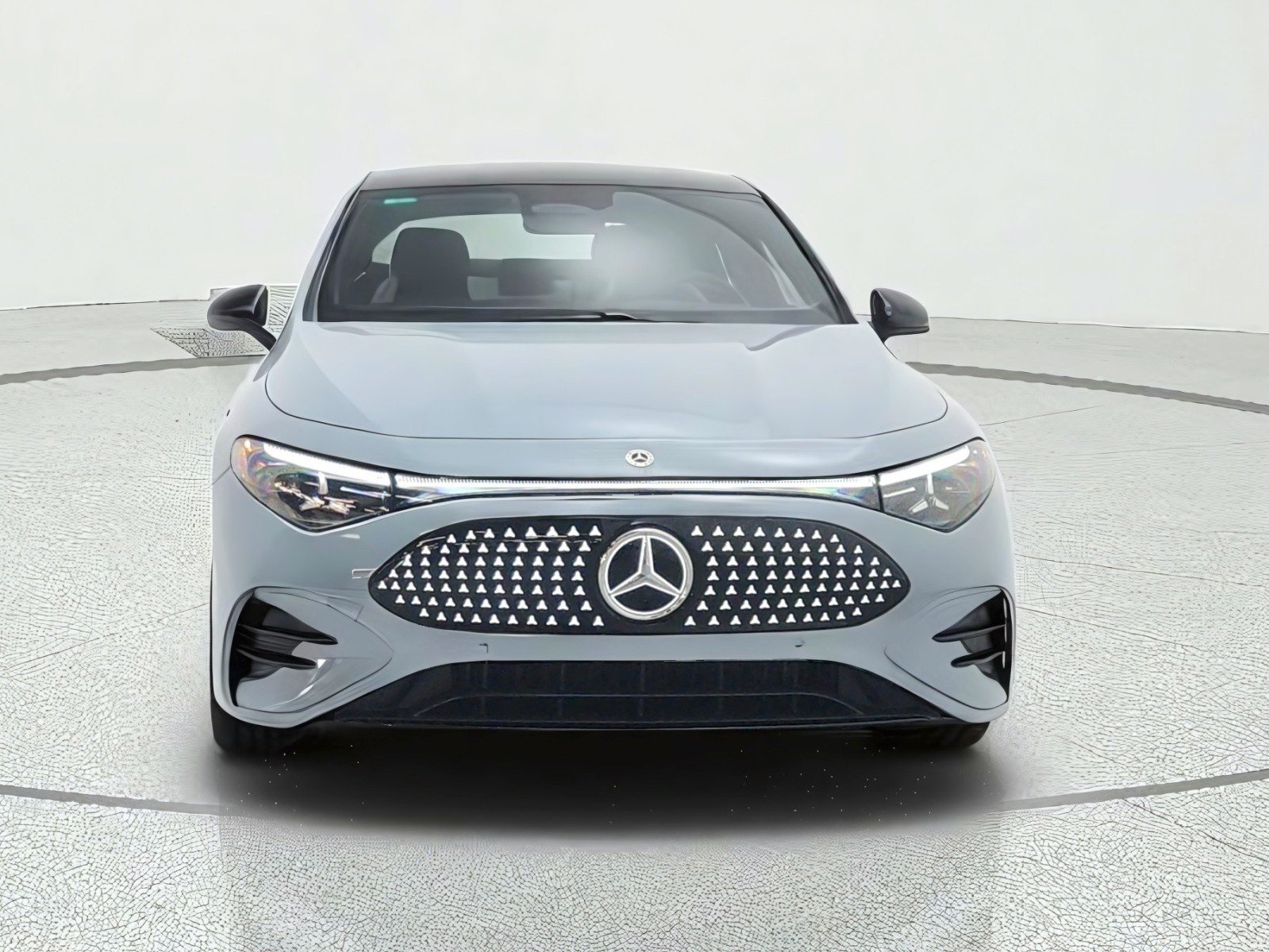 New 2027 Liquid Crystal Green Mercedes-Benz CLA 250+ Electric RWD image 2