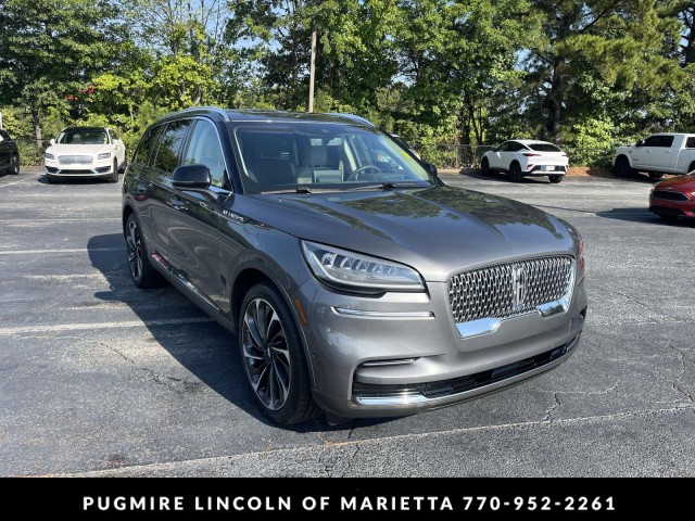 Asher Gray Metallic Clearcoat 2023 Lincoln Aviator SUV / Crossover Rear-Wheel Drive Automatic