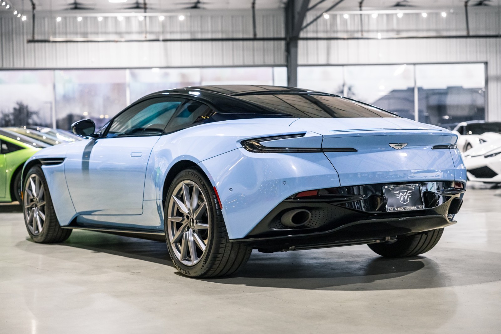 Used Car 2017 Aston Martin Db11  - Frosted Glass Blue Paint - Exterior Black Pack - Premium Audio For Sale Under $110,000 In Boerne, Texas