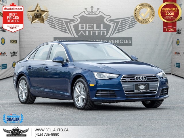 Blue 2017 Audi A4 2.0T quattro Komfort AWD Sedan  Automatic