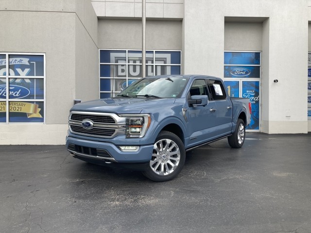 Blue (AZURE GRAY) 2023 Ford F-150 Limited SuperCrew 4WD Pickup Truck Four-Wheel Drive Automatic