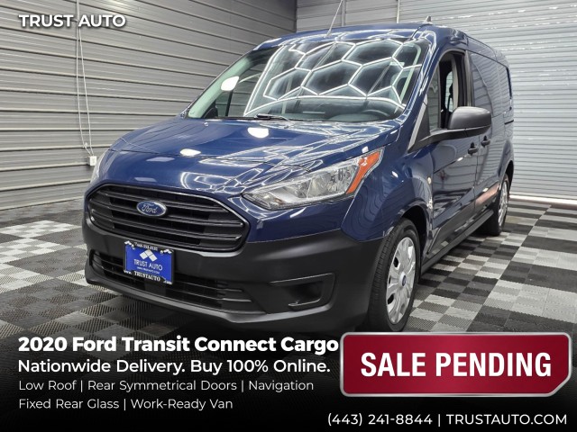 Dark Blue 2020 Ford Transit Connect Van Front-Wheel Drive 8-Speed Automatic