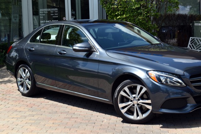 2015 Mercedes-Benz C-Class C300 4MATIC AWD Navi Pano Moonroof Keyless GO Burmester Prem Sound Heated Front Seats Rear View Camera MSRP $49,415 4