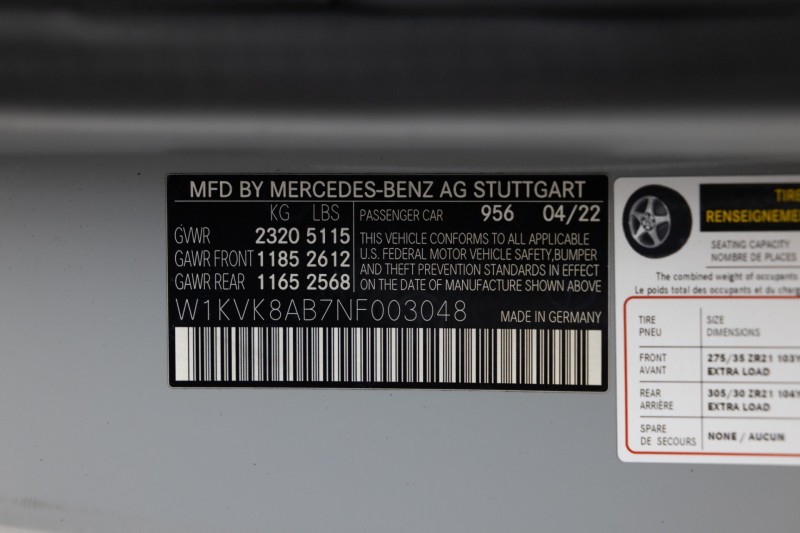 2022 Mercedes-Benz SL 55 AMG AMG SL 55 in , 