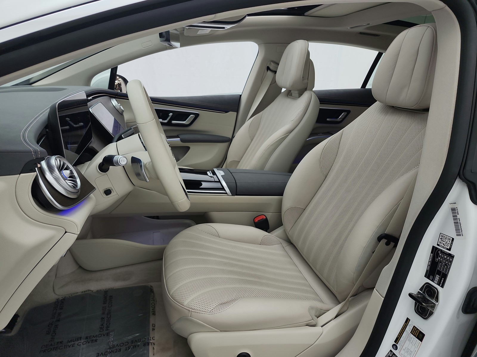 Used 2022 Polar White Mercedes-Benz EQS 450+ Sedan image 28