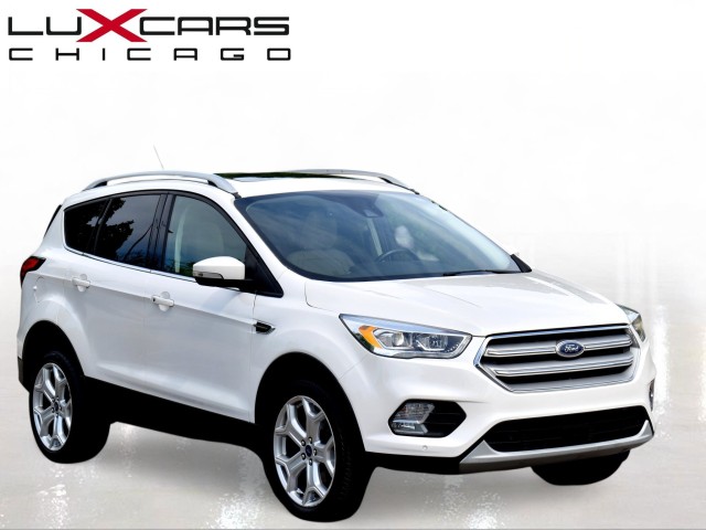White Platinum Metallic Tri-Coat 2019 Ford Escape SUV / Crossover All-Wheel Drive Automatic