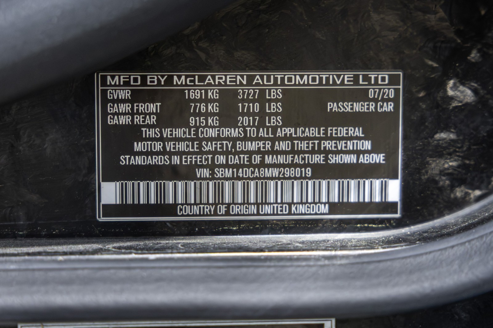 Used Car 2021 Mclaren 720s  Performance - Le Mans Edition - One Of 50 Produced - Only 3k Miles For Sale Under $380,000 In Boerne, Texas