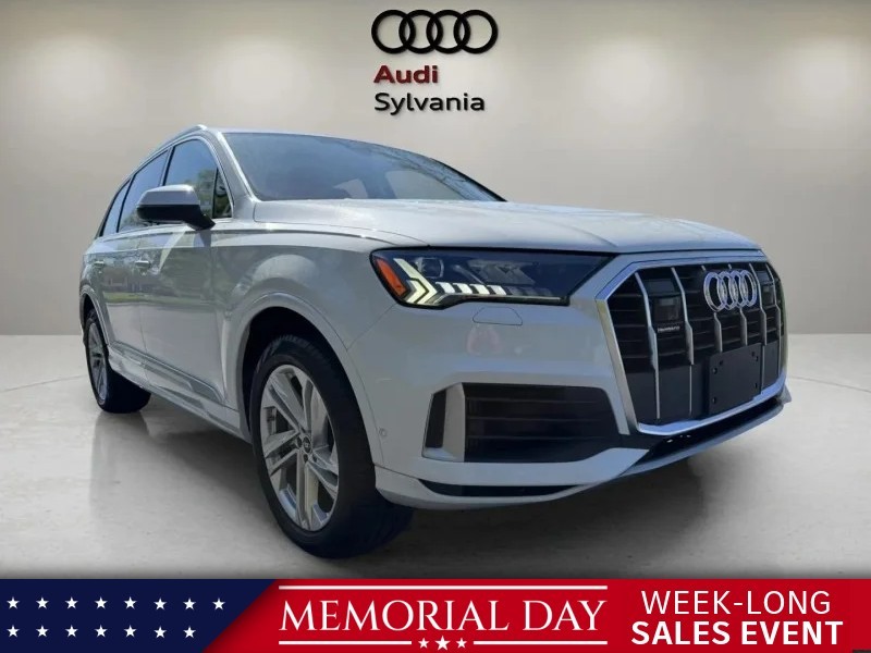 Glacier White Metallic 2023 Audi Q7 quattro Premium Plus 55 TFSI SUV / Crossover All-Wheel Drive Automatic