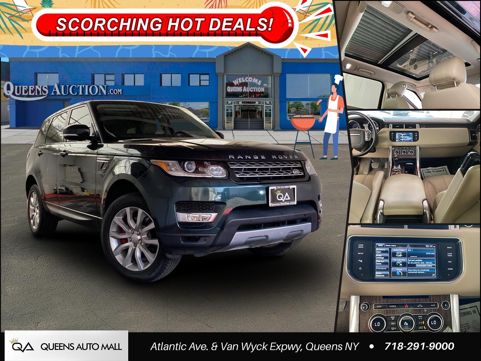  2015 Land Rover Range Rover Sport V6 HSE 4WD   