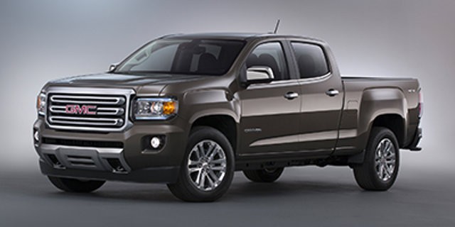 Red 2017 GMC Canyon Pickup Truck Four-Wheel Drive