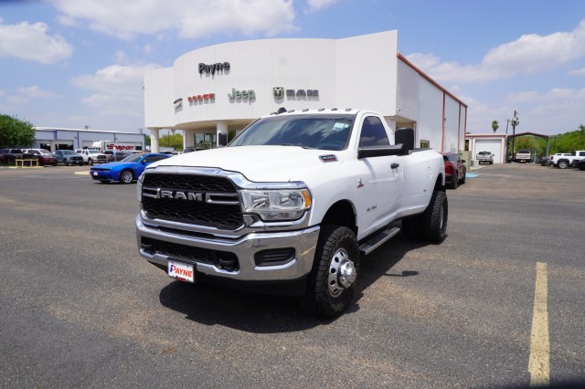 White 2021 RAM 3500 Tradesman LB DRW 4WD Pickup Truck Four-Wheel Drive