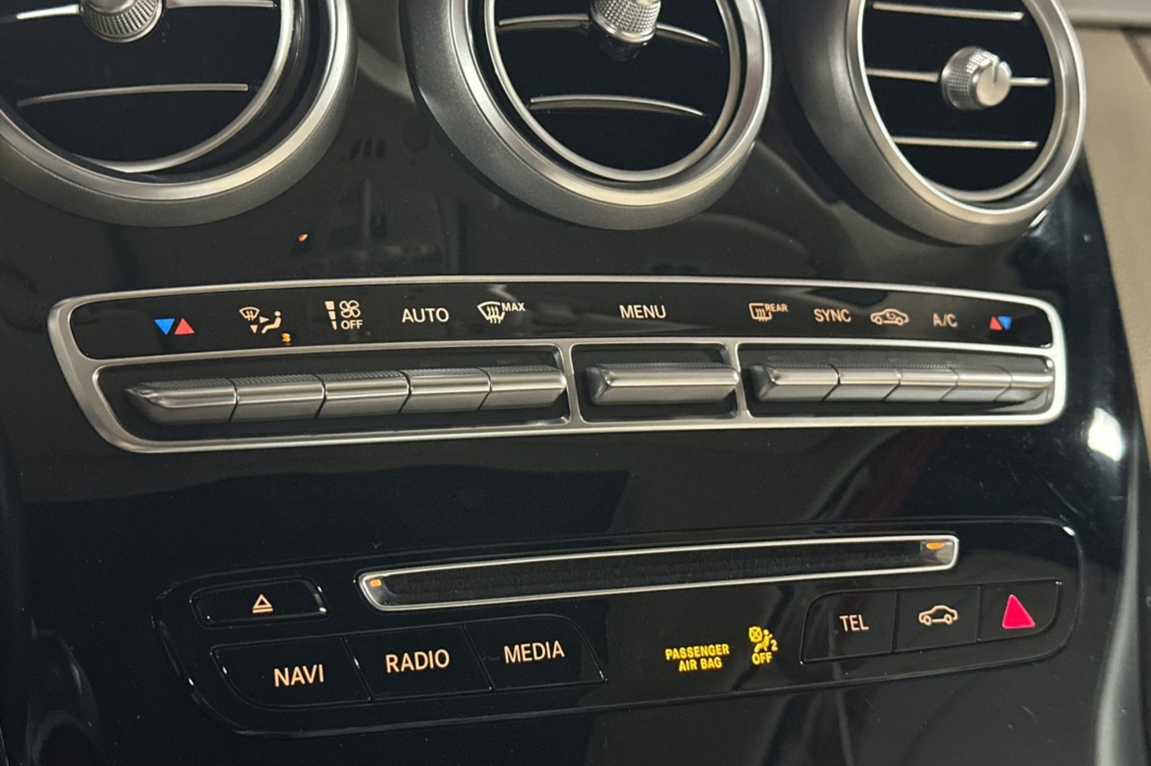 Used 2017 designo Cardinal Red Metallic Mercedes-Benz C 300 image 16