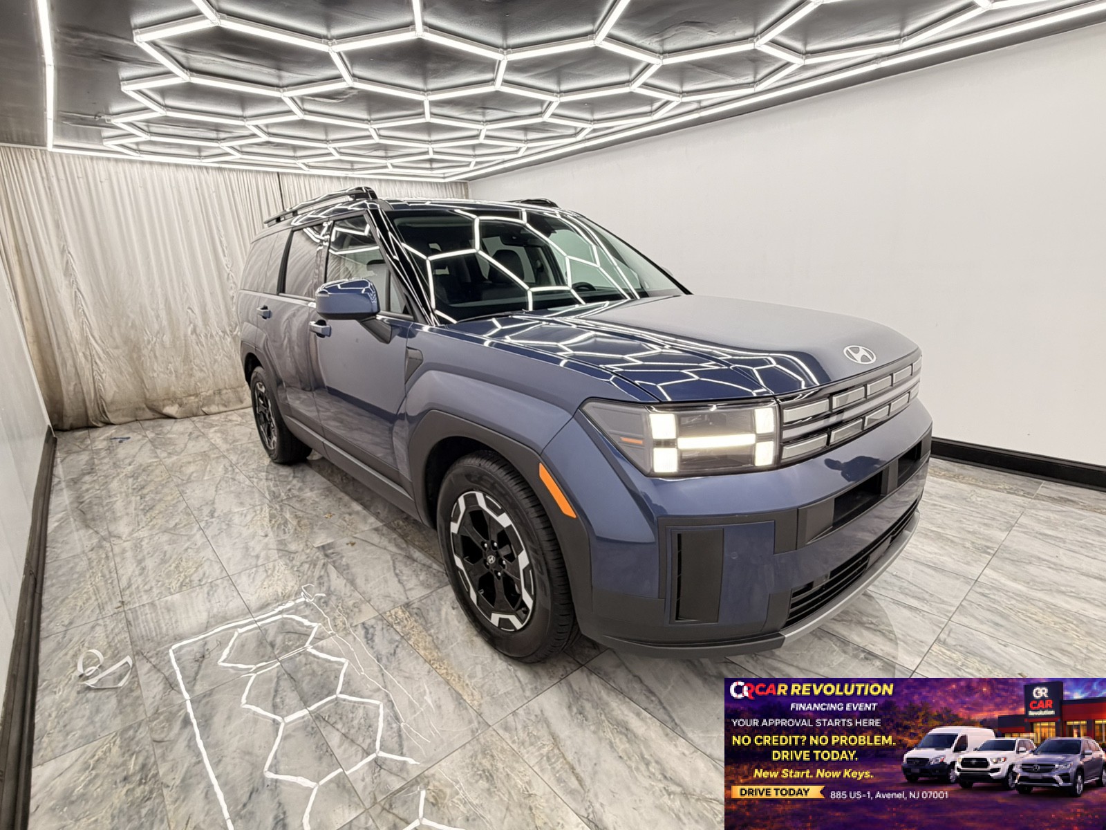 Atlantis Blue 2025 Hyundai Santa Fe SUV / Crossover All-Wheel Drive Automatic