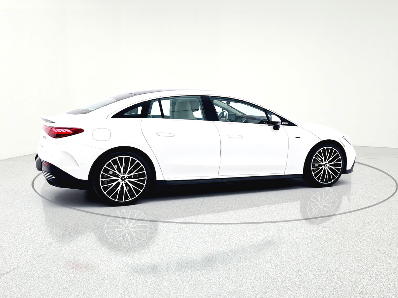 Used 2023 MANUFAKTUR Moonlight White Metallic Mercedes-Benz AMG® EQE 4MATIC+ Sedan image 14