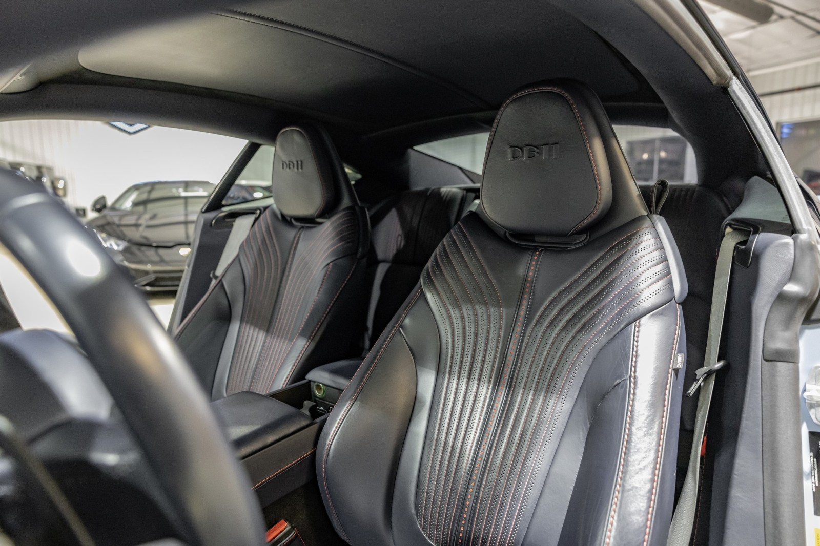 Used Car 2017 Aston Martin Db11  - Frosted Glass Blue Paint - Exterior Black Pack - Premium Audio For Sale Under $110,000 In Boerne, Texas