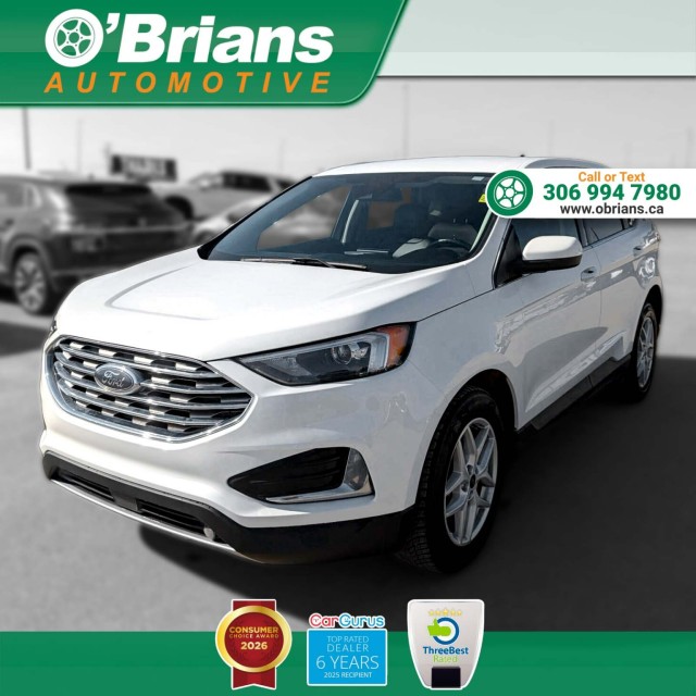 Oxford White 2022 Ford Edge SUV / Crossover All-Wheel Drive Automatic
