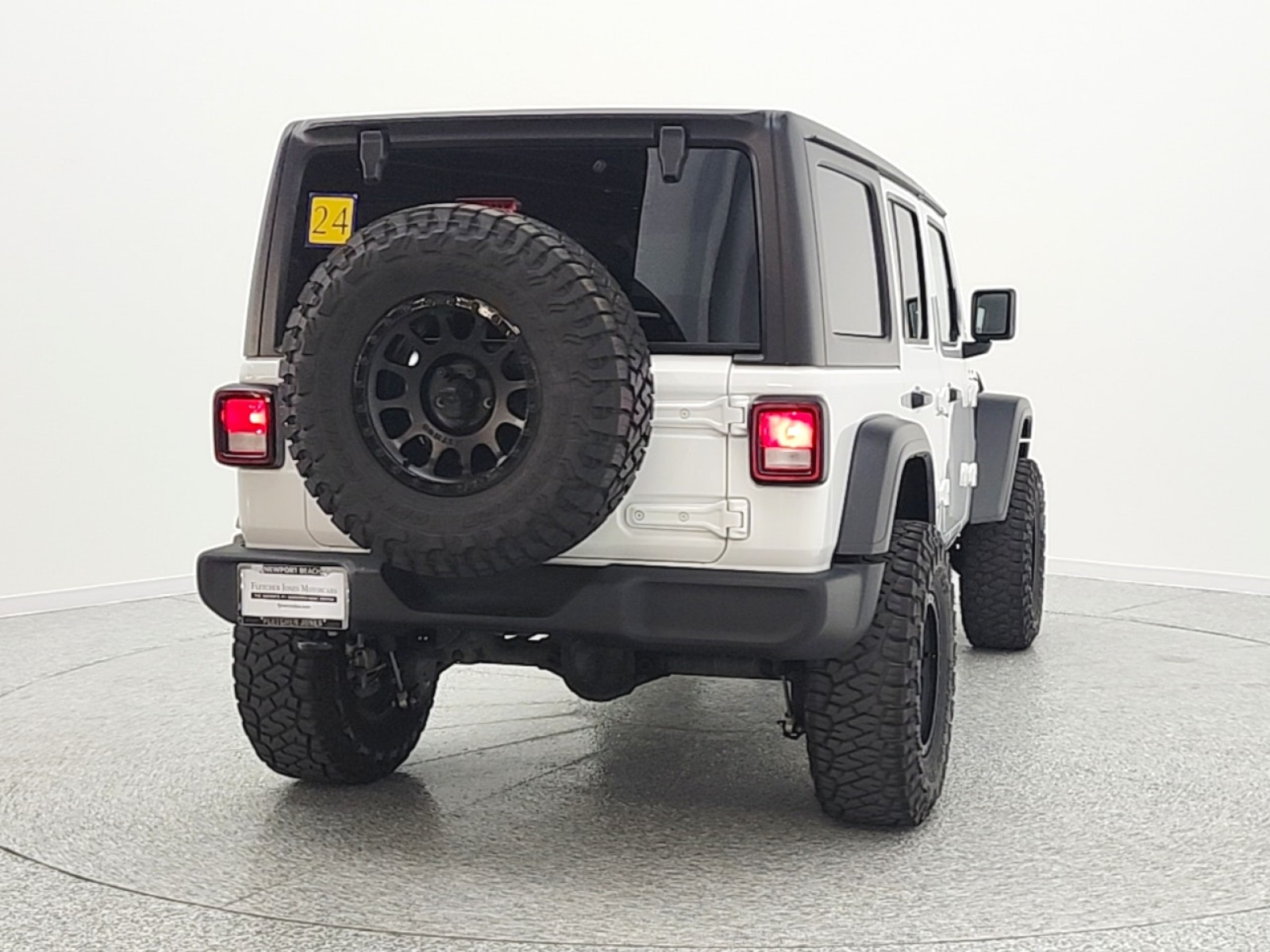 Used 2024 Bright White Clearcoat Jeep Sport S image 6