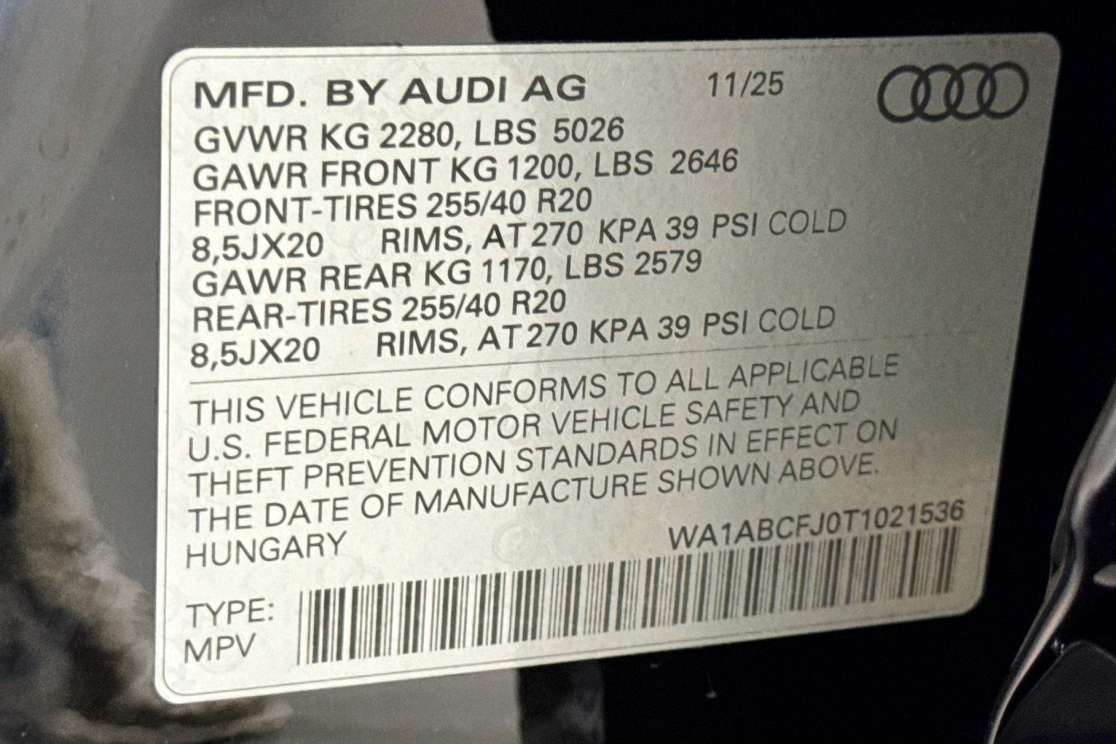 New 2026 Mythos Black Metallic Audi S line image 30