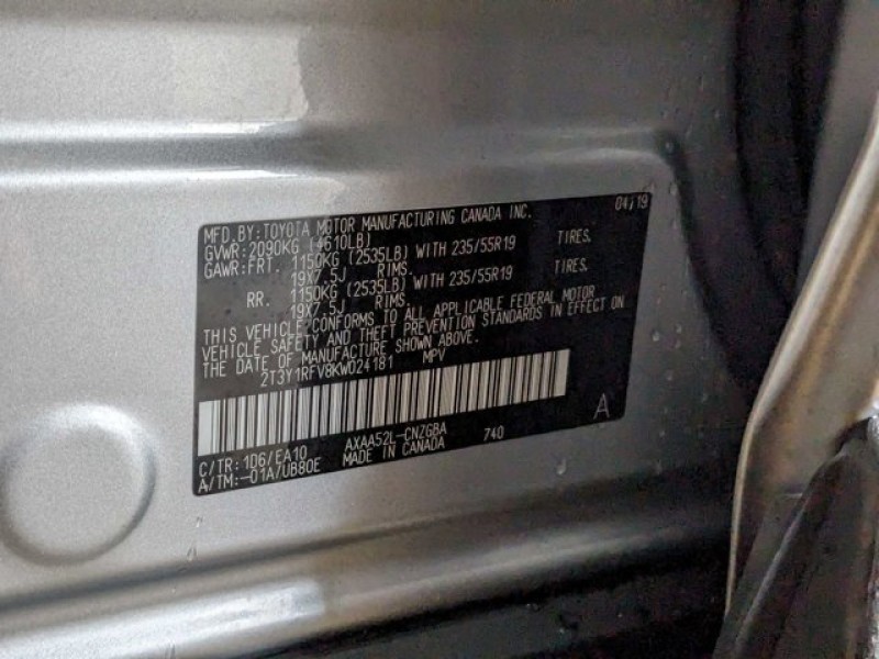 used 2019 Toyota RAV4 car, priced at $24,996